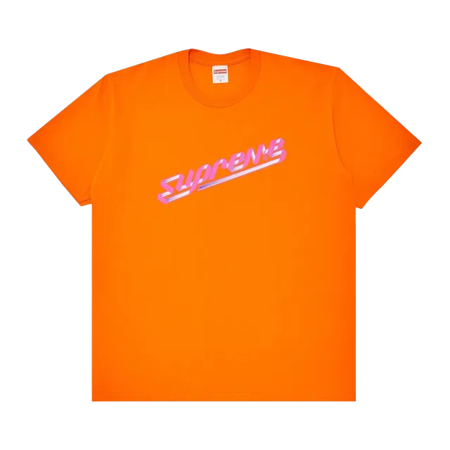 Supreme Banner T-Shirt Orange — Authentic Supreme in stock at CLZTURE