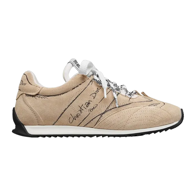 Dior Sneaker D-Sketch Beige — Authentic Shoes & Footwear at CLZTURE
