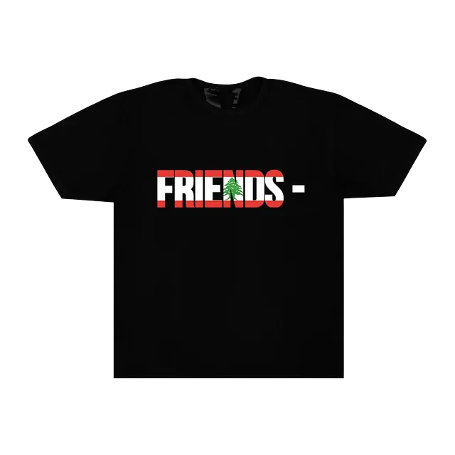 Vlone Friends – Lbn T-Shirt Black — Authentic T-Shirts at CLZTURE