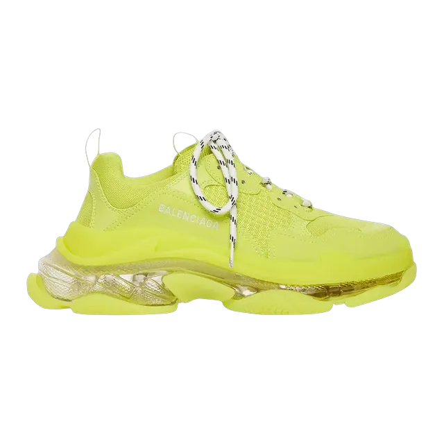 Balenciaga Triple S Clear Sole Fluo — Authentic Balenciaga in stock at CLZTURE