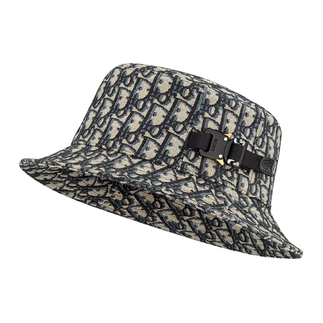 Dior Bucket Hat Oblique Neutral — Authentic Accessories at CLZTURE