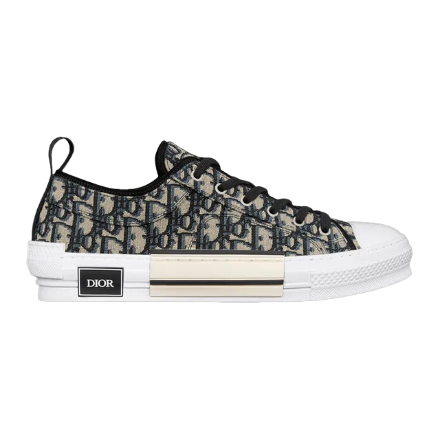 Dior Sneakers B23 Basse Oblique Beige Black — Authentic at CLZTURE