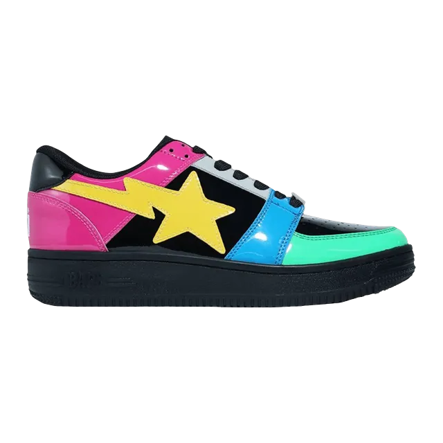 BAPE Bapesta Low M2 Crazy Black — Authentic Shoes & Footwear at CLZTURE