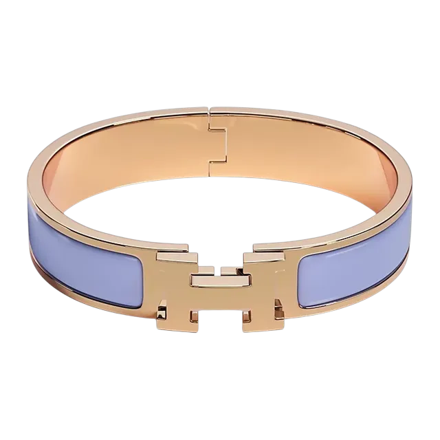 Hermès Bracelet Clic h Light Blue — Authentic Hermès in stock at CLZTURE