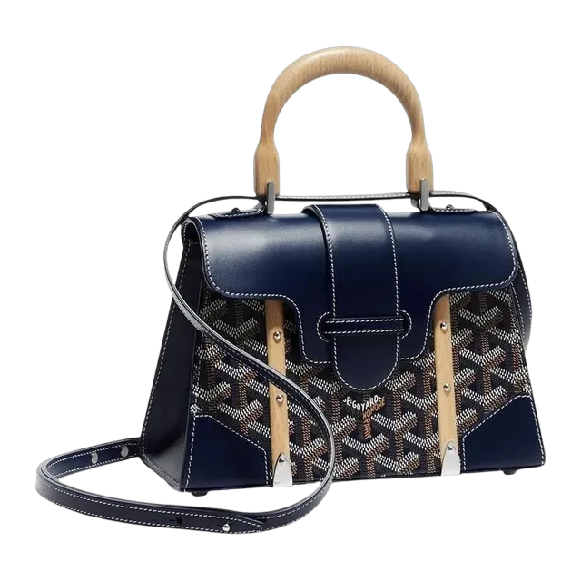 Goyard Bag Saïgon Structuré Mini 20Cm Blue — Authentic Goyard in stock at CLZTURE