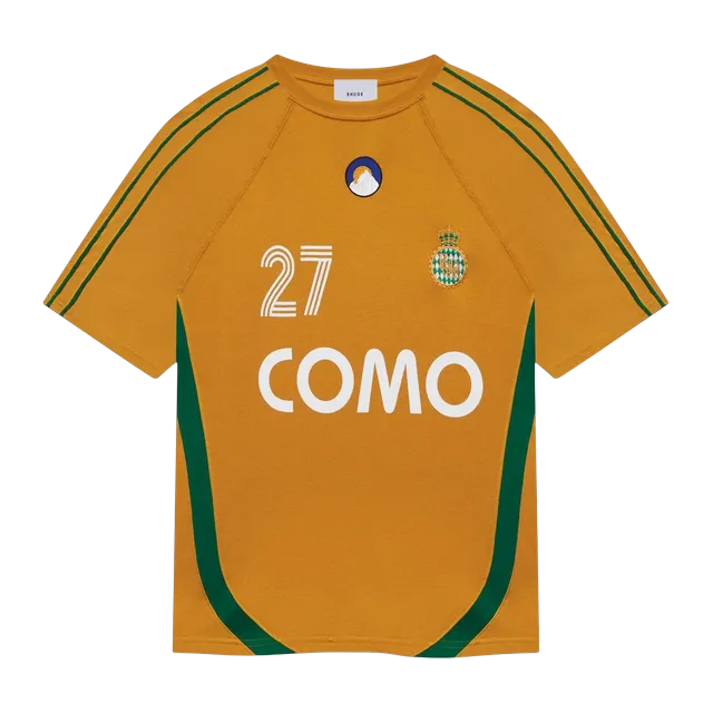Rhude 27 Jersey Orange — Authentic at CLZTURE