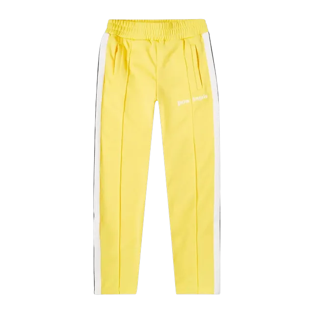 Palm Angels Classic Track Pants Yellow/White — Authentic Pants & Trousers at CLZTURE