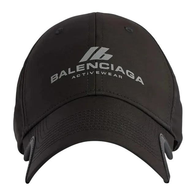 Balenciaga Techinical Nylon Cap Black/Reflective — Authentic Balenciaga in stock at CLZTURE