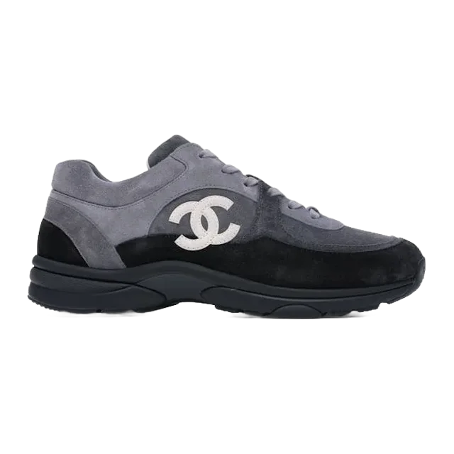 Chanel Sneakers Basses Cc Grey — Authentic Chanel at CLZTURE