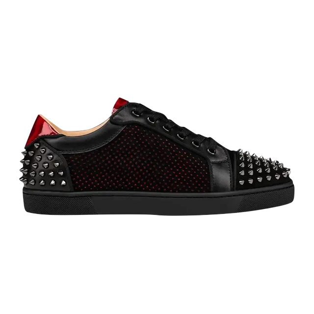 Christian Louboutin Seavaste 2 Orlato Flat ‘Black Red — Authentic Shoes & Footwear at CLZTURE