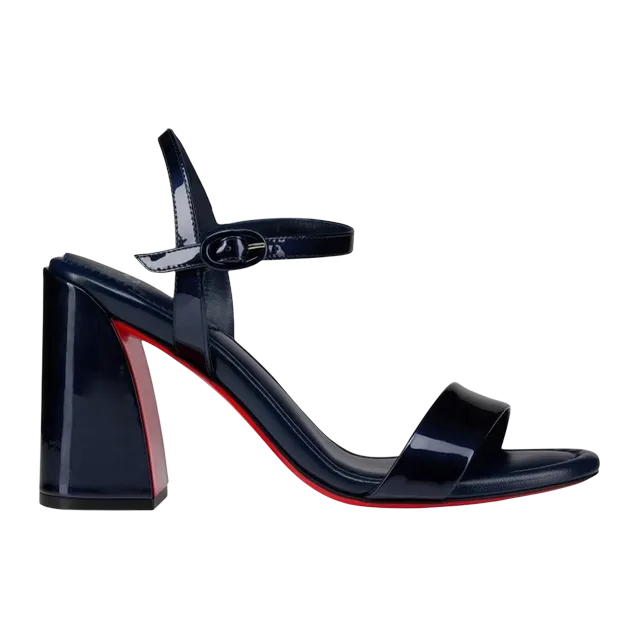Christian Louboutin Miss Jane Sandal 85Mm Blue — Authentic Shoes & Footwear at CLZTURE