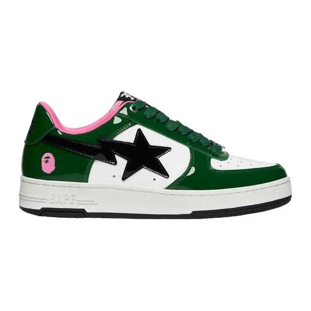 BAPE Bapesta #1 M2 Green Pink — Authentic Shoes & Footwear at CLZTURE