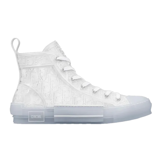 Dior Sneakers B23 Haute Oblique Transparent — Authentic Shoes & Footwear at CLZTURE