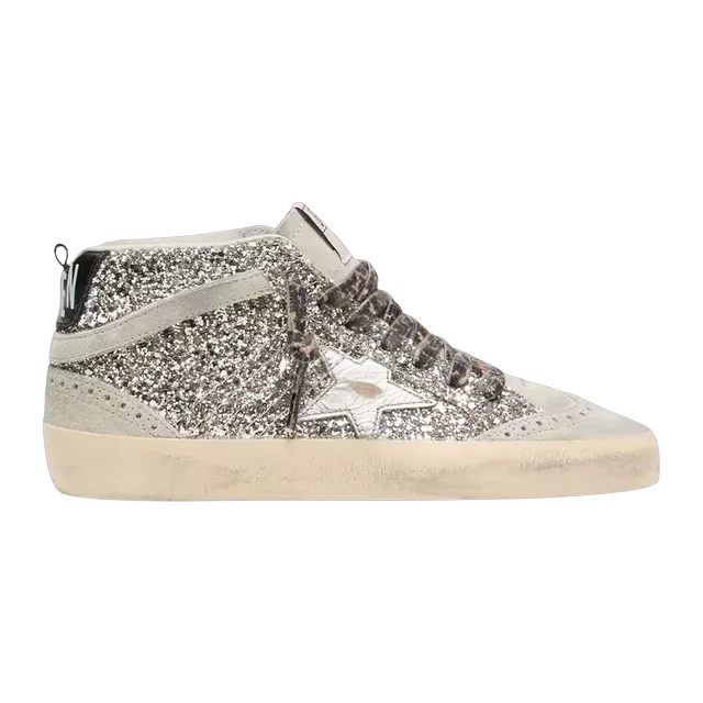 Golden Goose Sneakers Mid Star Silver — Authentic Shoes & Footwear at CLZTURE