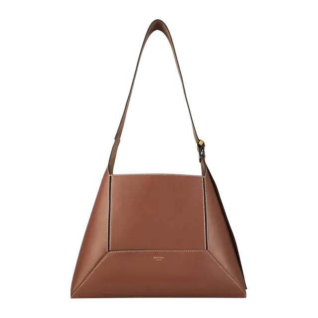 Jimmy Choo Diamond Hobo Medium Brown — Authentic Bags & Luggage at CLZTURE