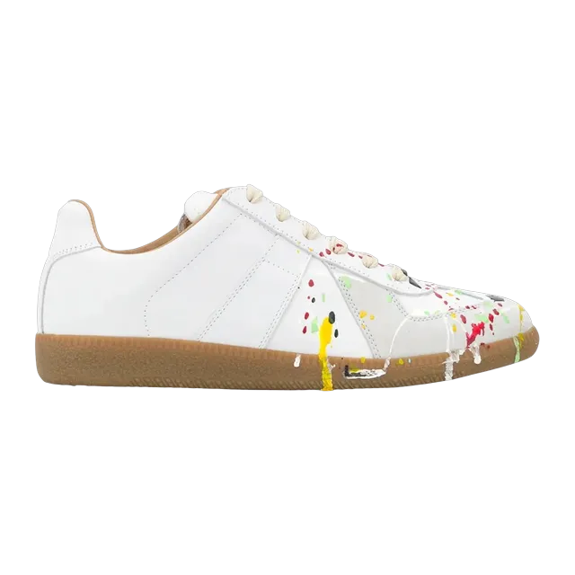 Maison Margiela Sneakers Replica Paint White — Authentic Shoes & Footwear at CLZTURE