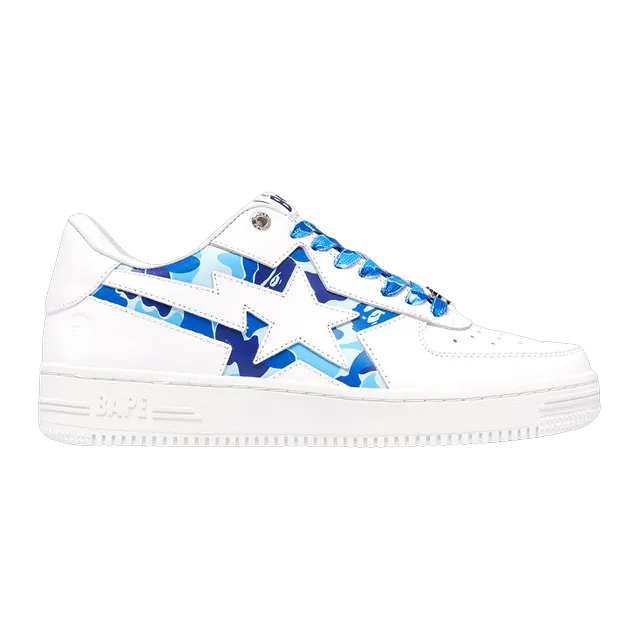 BAPE Bapesta Icon Abc Camo – Blue — Authentic Shoes & Footwear at CLZTURE