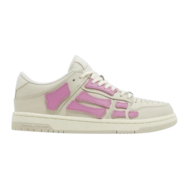 Amiri Skel Top Low Beige Pink — Authentic Shoes & Footwear at CLZTURE