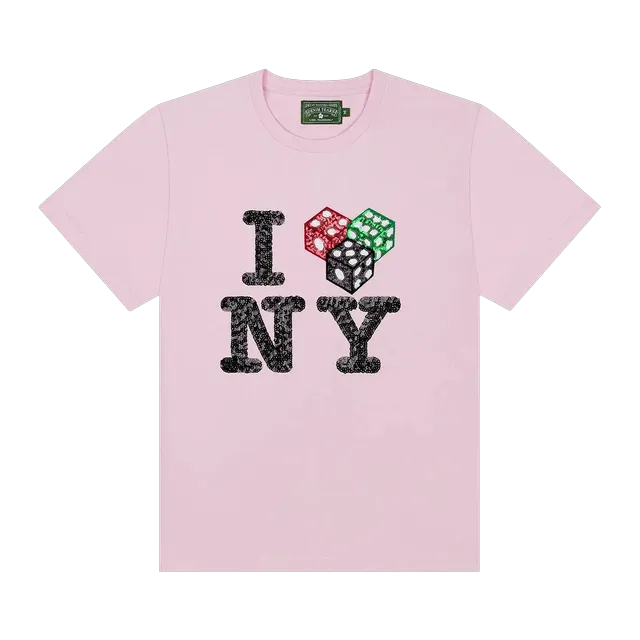 Denim Tears Cee-Lo Ny T-Shirt Pink — Authentic Denim Tears in stock at CLZTURE