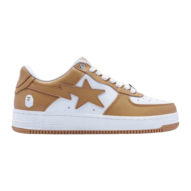 BAPE Bapesta #4 L Beige — Authentic Shoes & Footwear at CLZTURE