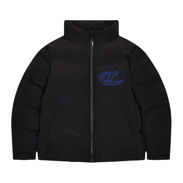 Trapstar Hyperdrive Ripstop Puffer Black Blue — Authentic Jackets & Outerwear at CLZTURE