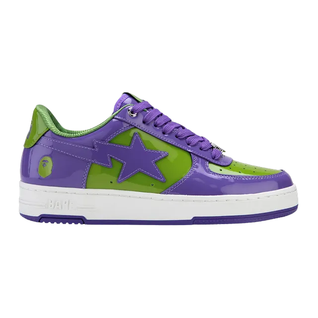 BAPE Bapesta #1 Purple Green — Authentic Shoes & Footwear at CLZTURE