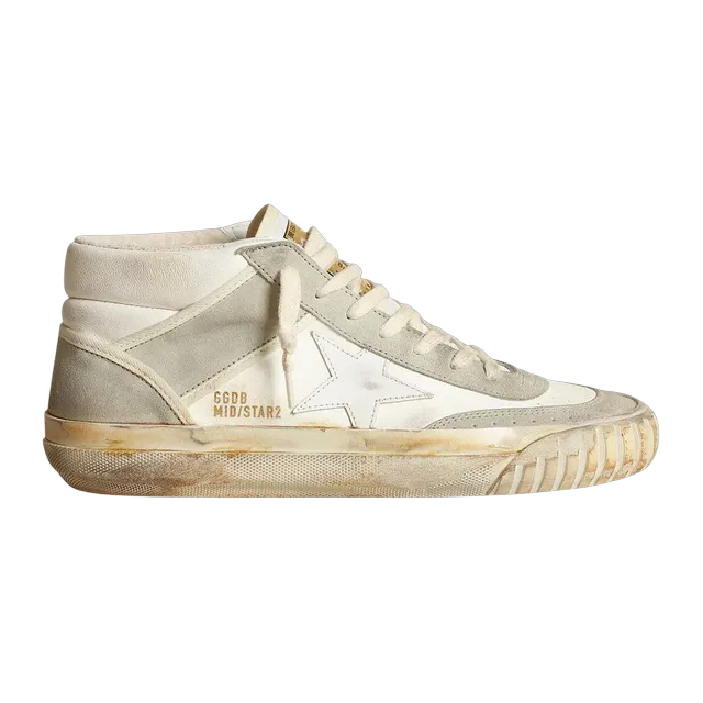 Golden Goose Sneakers Mid Star White — Authentic Golden Goose in stock at CLZTURE