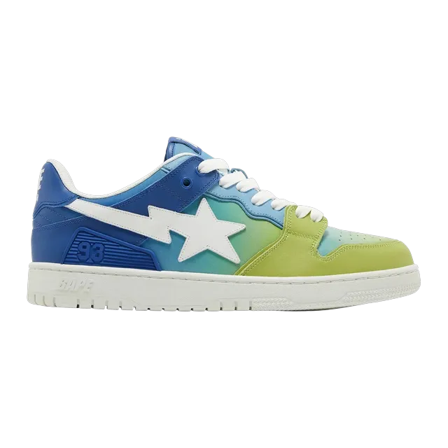 BAPE Sk8 Sta #1 M1 Blue Gradient Multi-Color — Authentic Shoes & Footwear at CLZTURE