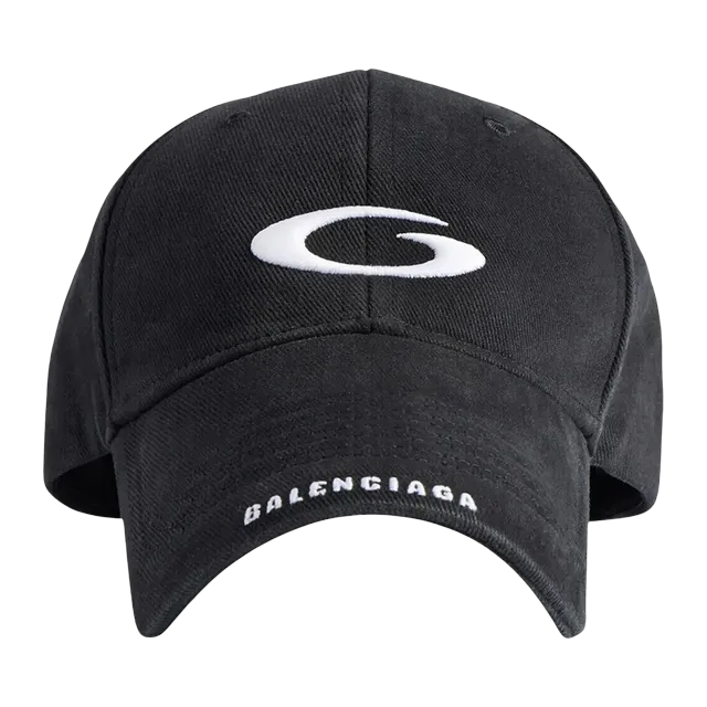 Balenciaga Loop Sports Icon Cap Black/White — Authentic Balenciaga in stock at CLZTURE