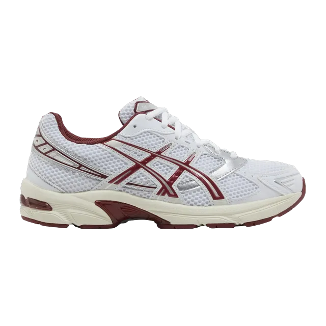 ASICS Gel 1130 White Red Dahlia — Authentic Shoes & Footwear at CLZTURE