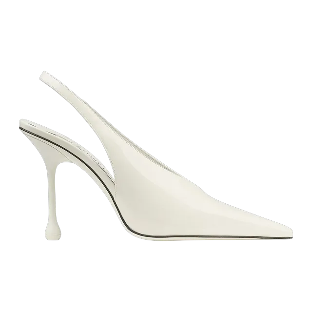 Jimmy Choo Isa 95Mm White — Authentic Jimmy Choo in stock at CLZTURE