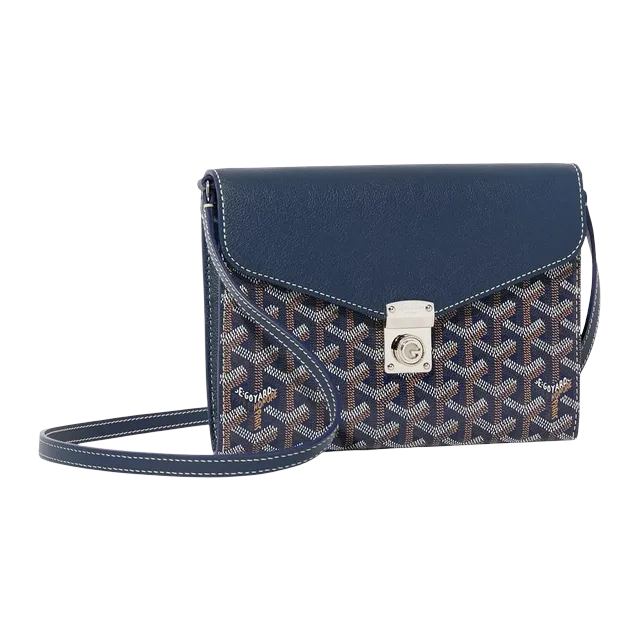 Goyard Wallet-Pouch Chypre 21Cm Blue — Authentic Goyard in stock at CLZTURE