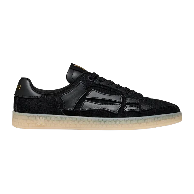 Amiri Croc Debossed Pacific Bones Black — Authentic Shoes & Footwear at CLZTURE