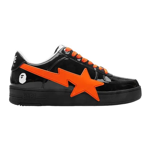 BAPE Bapesta Os M2 Black Orange — Authentic Shoes & Footwear at CLZTURE