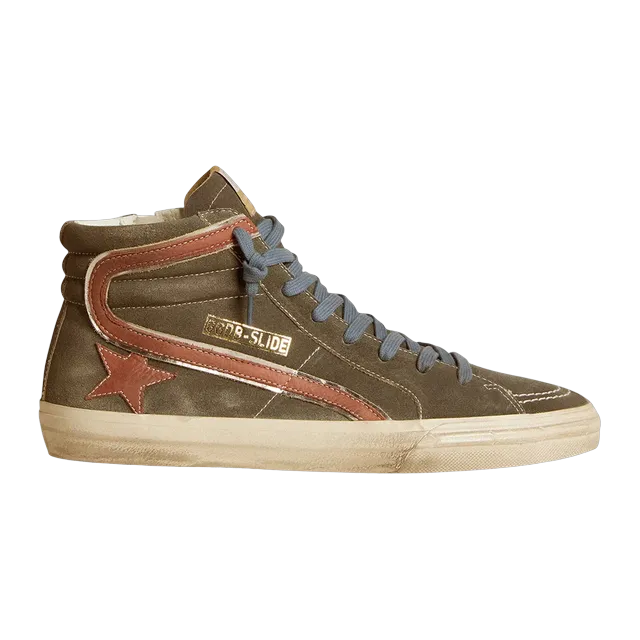 Golden Goose Sneakers Slide Brown — Authentic Shoes & Footwear at CLZTURE