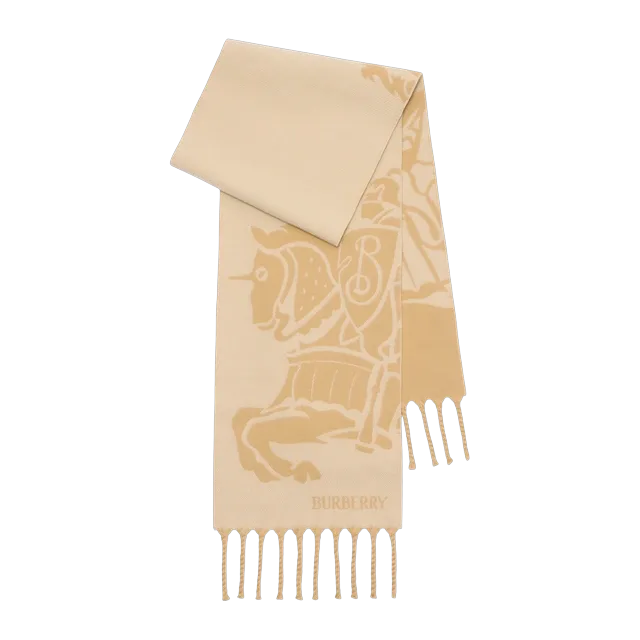 Burberry Scarf Réversible Wool Ekd Neutral — Authentic Accessories at CLZTURE