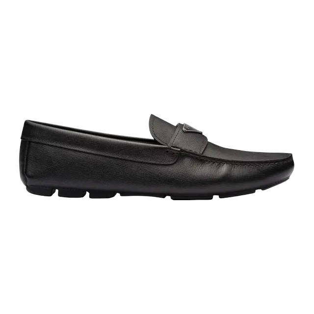 Prada Saffiano Leather Driver Black — Authentic Prada in stock at CLZTURE