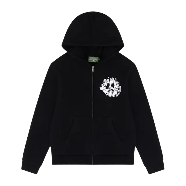 Denim Tears Denim University Zip Hoodie Black — Authentic Hoodies & Sweats at CLZTURE