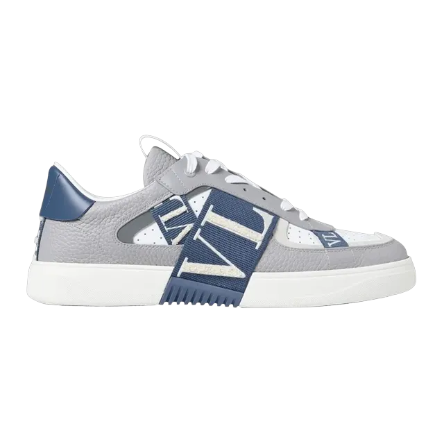 Valentino Vltn Low Grey Blue — Authentic Shoes & Footwear at CLZTURE