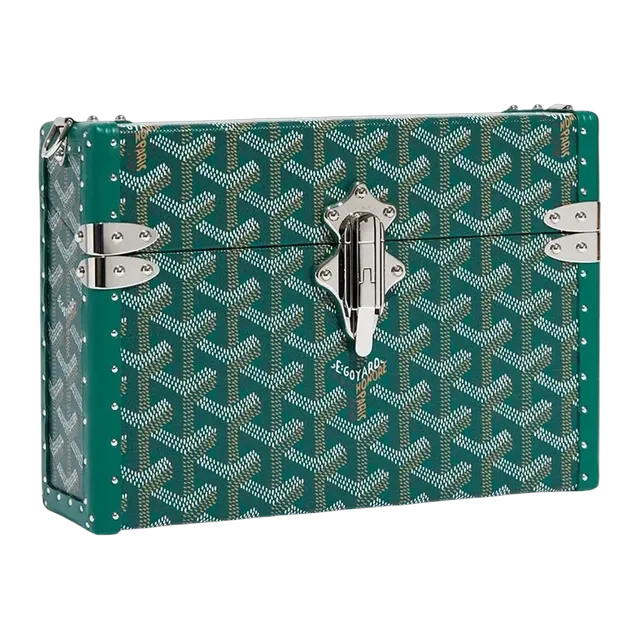 Goyard Bag Malle Cassette 21Cm Green — Authentic Goyard in stock at CLZTURE