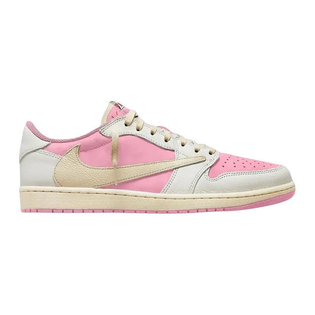Travis Scott x Jordan 1 Retro Low Og Muslin Pink — Authentic Shoes & Footwear at CLZTURE
