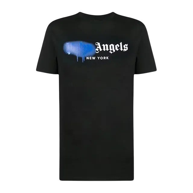 Palm Angels New York Sprayed Logo Black — Authentic Palm Angels in stock at CLZTURE