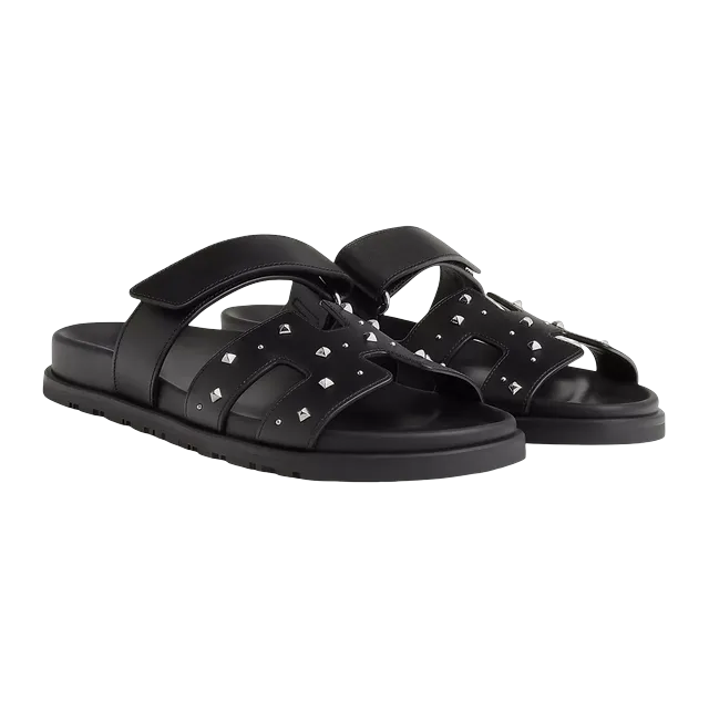 Hermès Sandals Chypre Black — Authentic Hermès in stock at CLZTURE