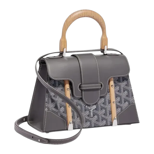 Goyard Bag Saïgon Structuré Mini 20Cm Grey — Authentic Goyard in stock at CLZTURE