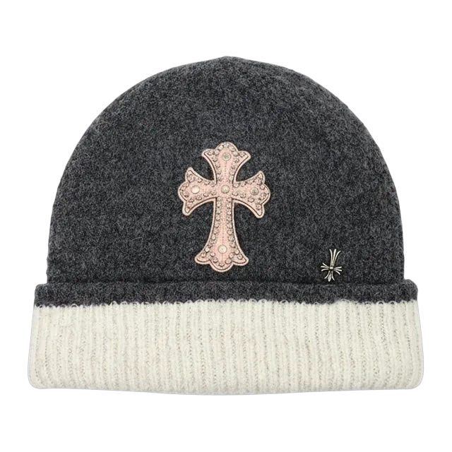 Chrome Hearts Beanie Logo Grey — Authentic Chrome Hearts in stock at CLZTURE