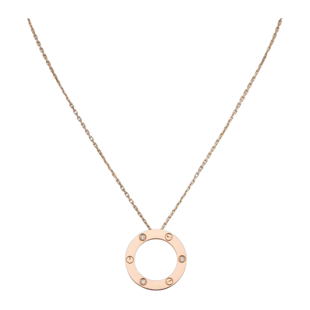 Cartier Pendentif Love 3 Diamants Gold — Authentic Jewelry at CLZTURE