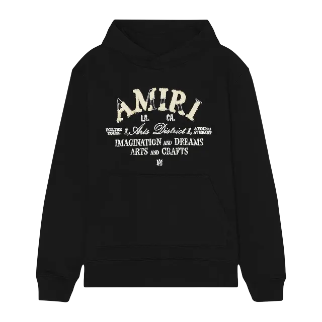 Amiri Arts District Hoodie Black — Authentic at CLZTURE