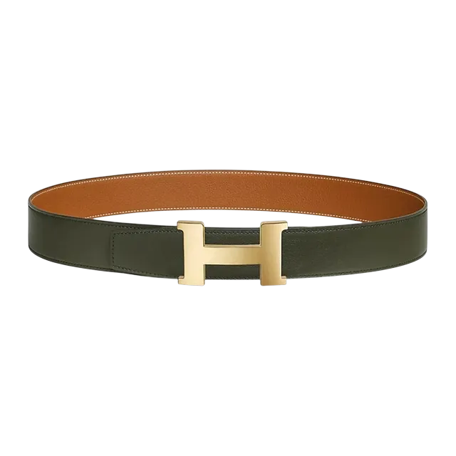 Hermès Boucle Constance 38Mm Olive Brown — Authentic Accessories at CLZTURE