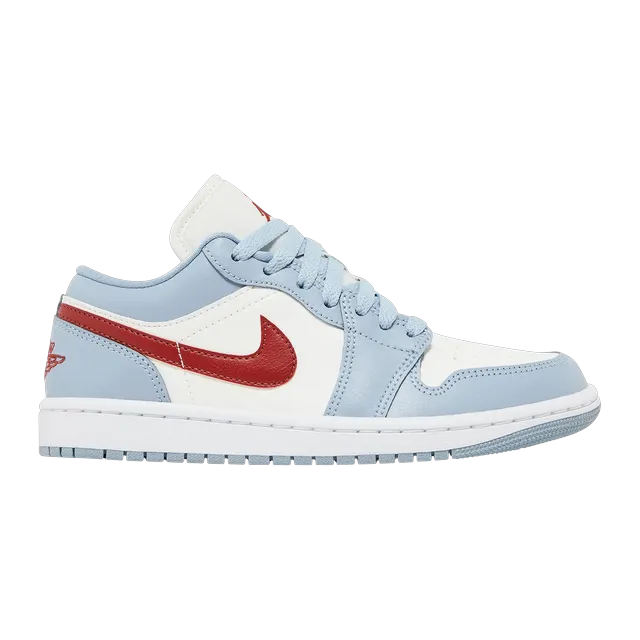 Air Jordan 1 Low Blue Whisper Dune Red — Authentic Shoes & Footwear at CLZTURE