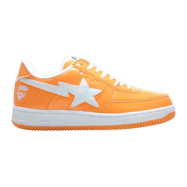 BAPE Kaws x Bapesta Fs-029 Low Light Orange — Authentic Shoes & Footwear at CLZTURE